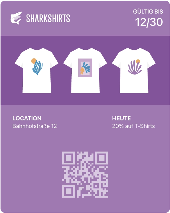 iOS Coupon Karten Bild