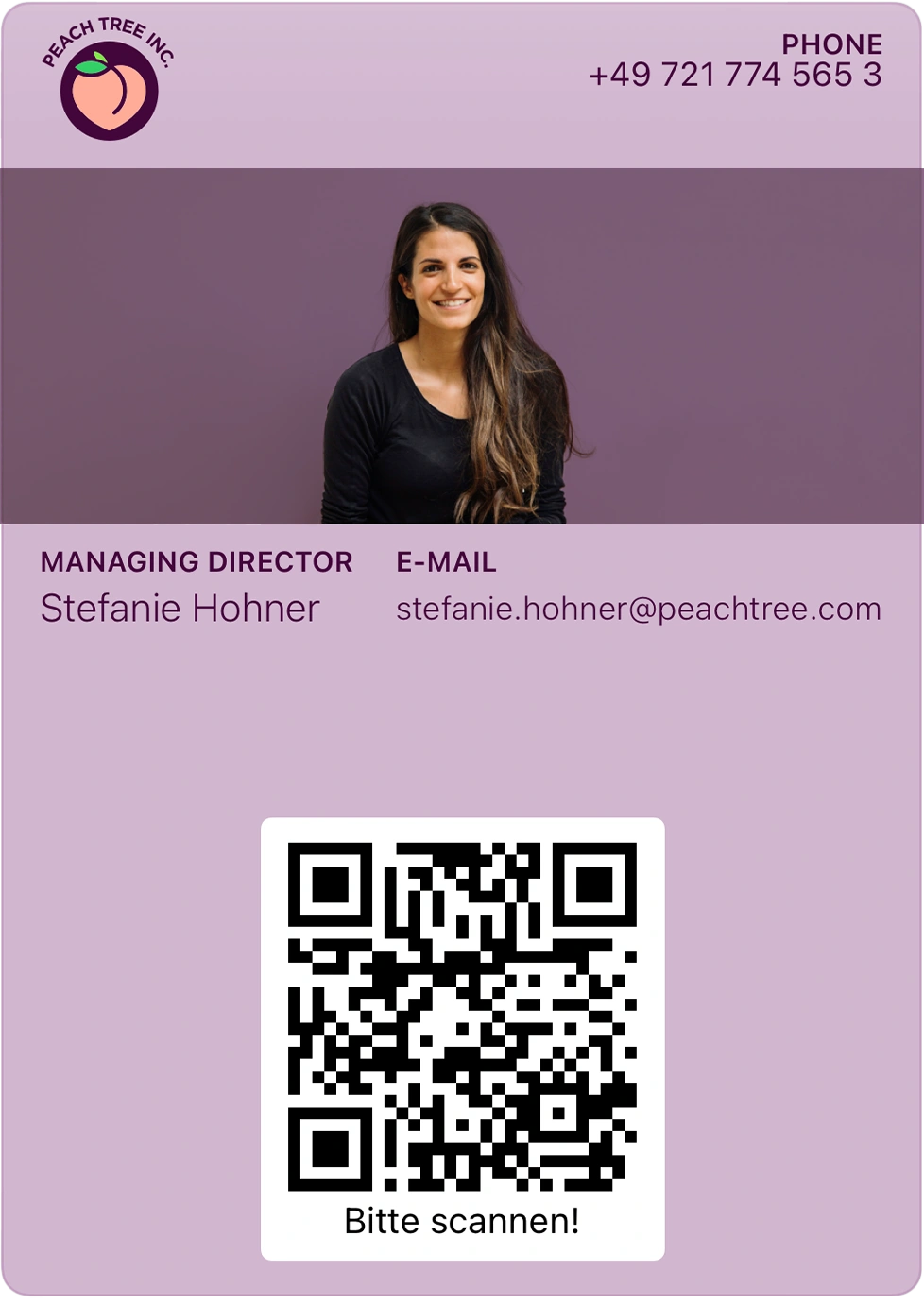 Business card example image
