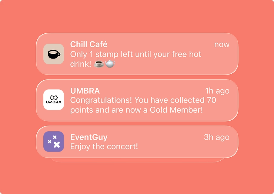 Image of Wallet Push Notification