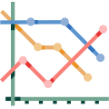Icon für Statistik und Analyse