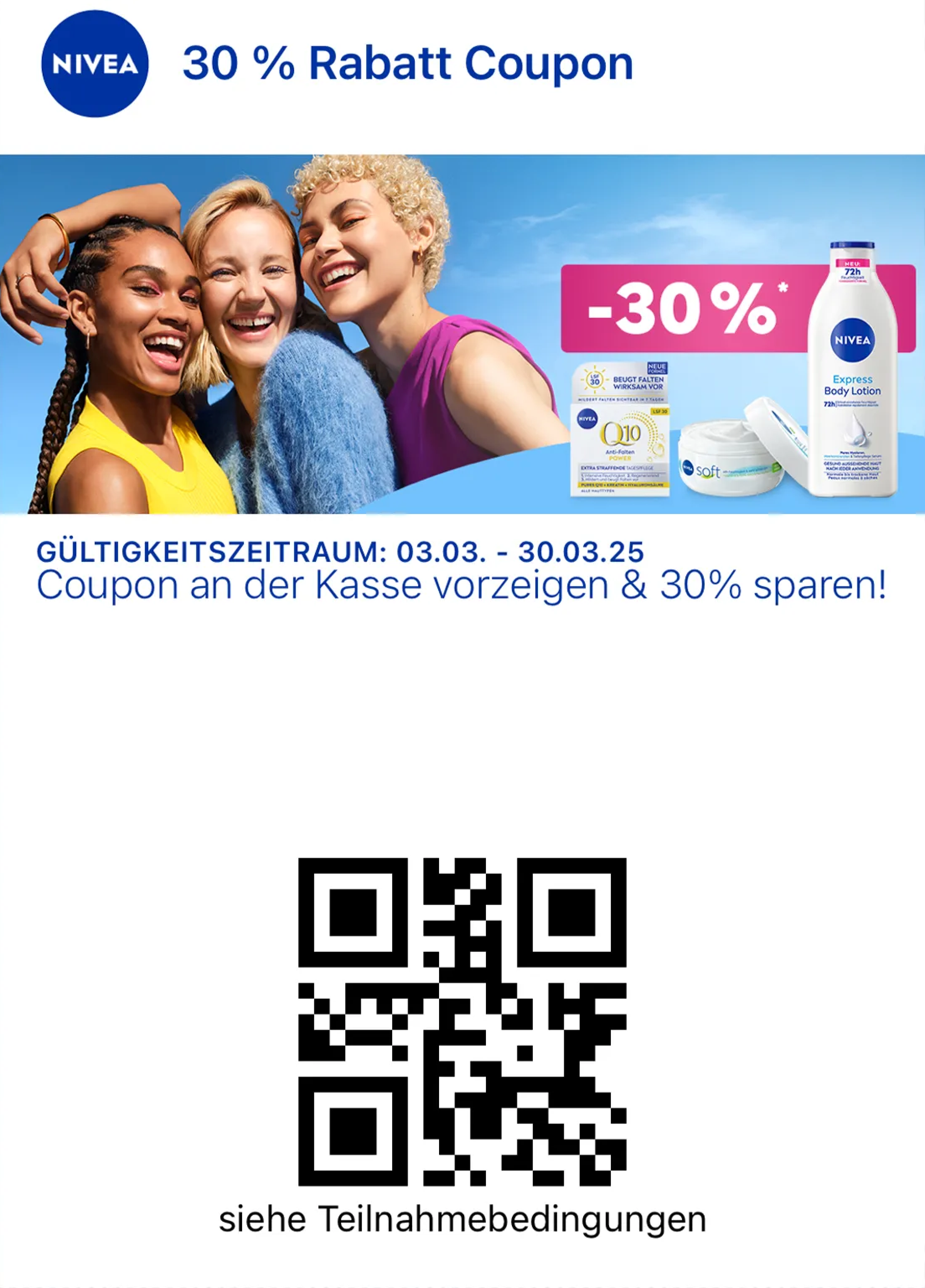 Coupons für Nivea