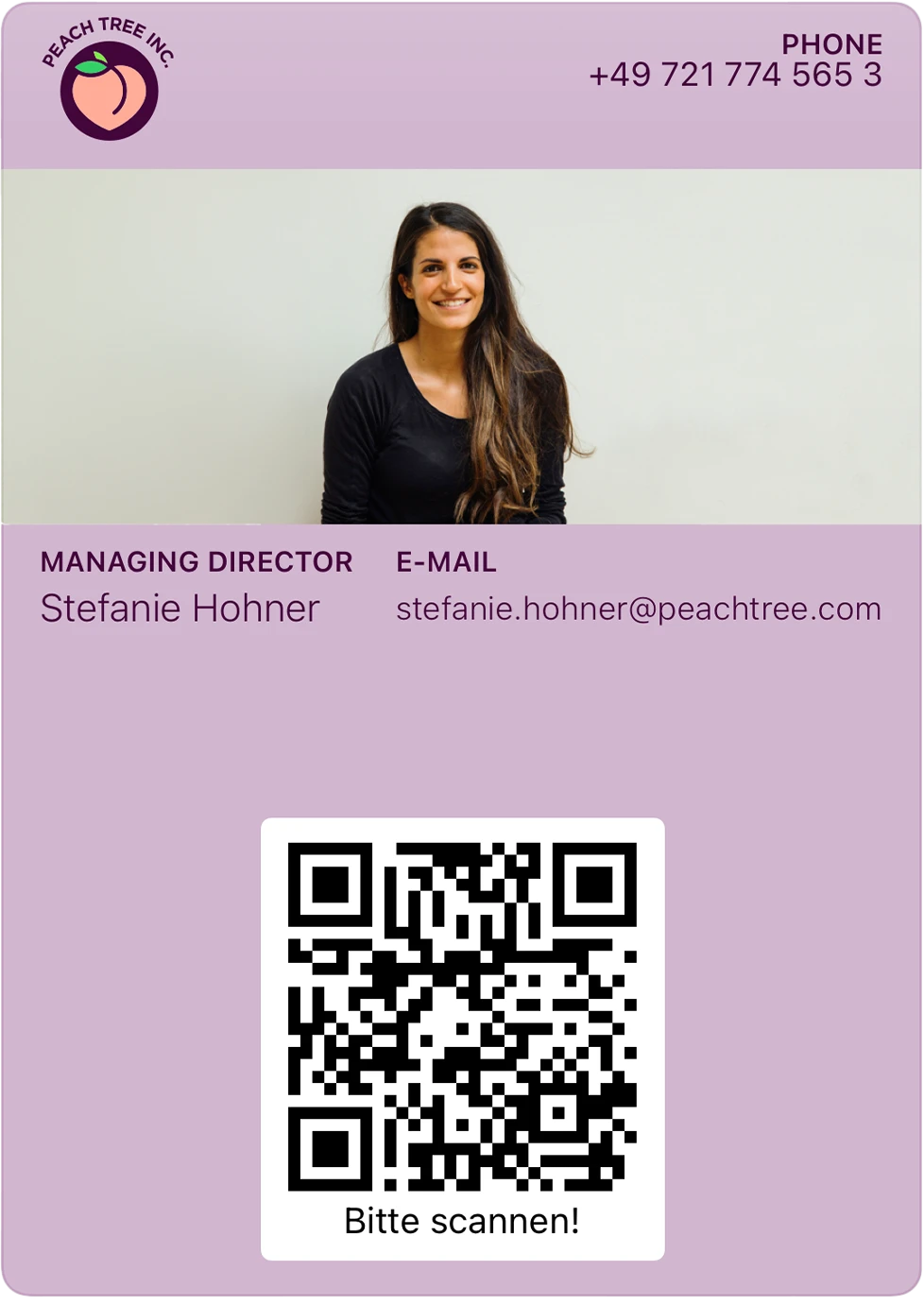 Business card example image