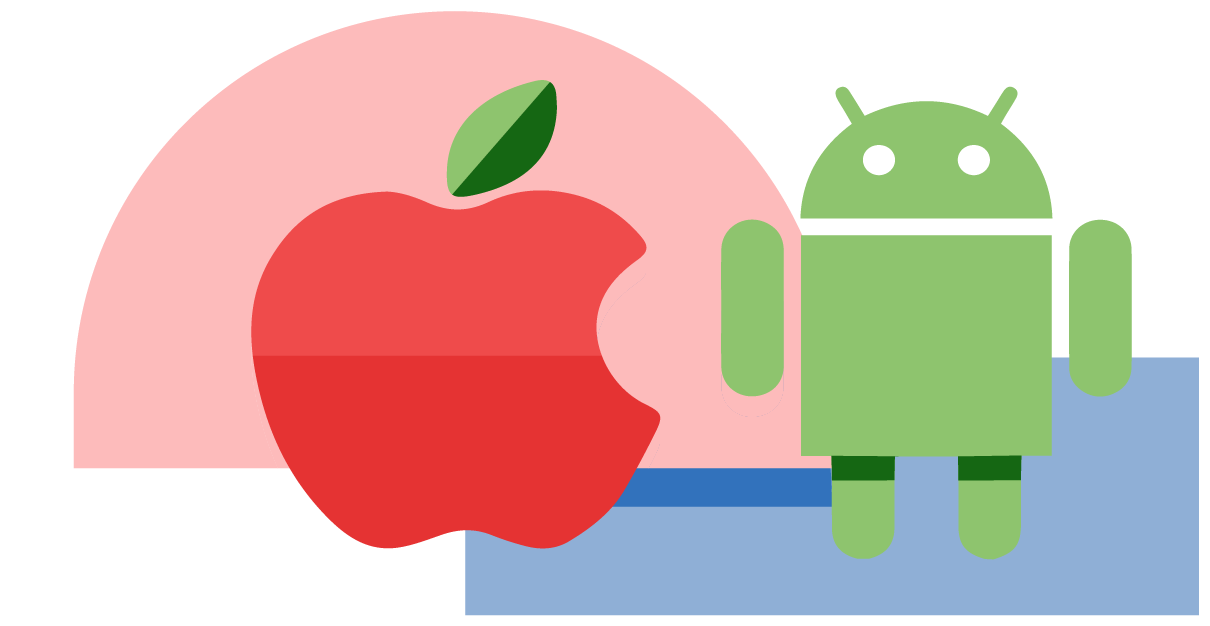 Apple and Android
