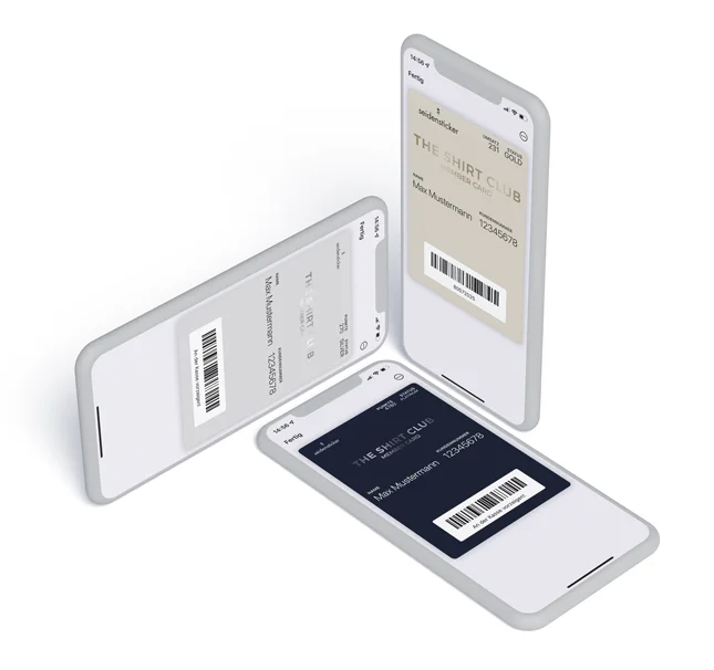 Digital Customer Card Seidensticker Example